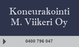 Koneurakointi M. Viikeri Oy logo